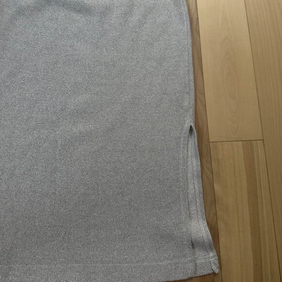 Le Château Women's Grey and Silver Skirt - Picture 4 of 8